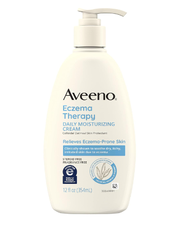 Aveeno eczema therapy daily moisturizing cream